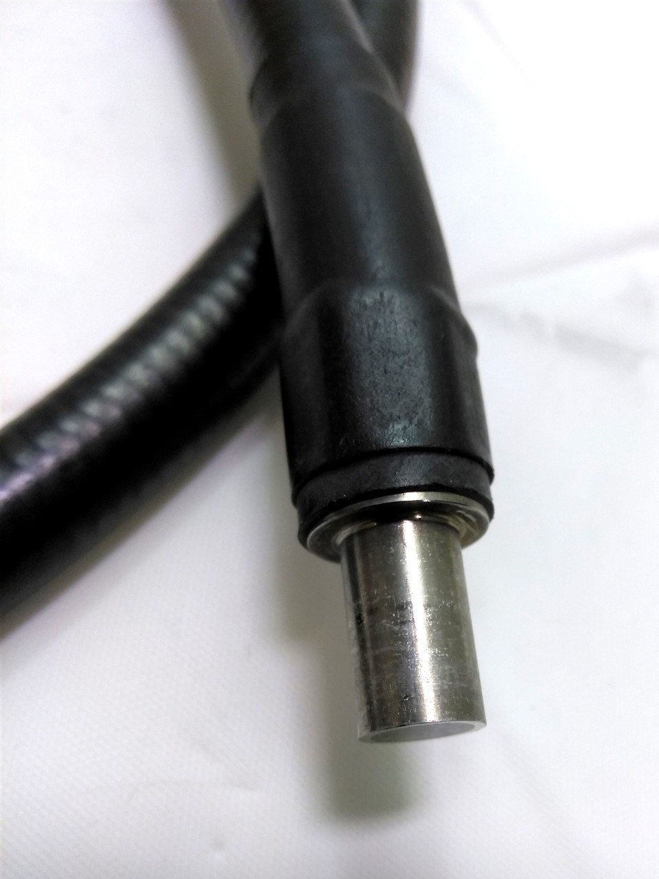 Used Fiber Optic Ring Light, Ring ID: 1 1/8" OD: 1 7/8" Length: 33", Bundle: 6mm
