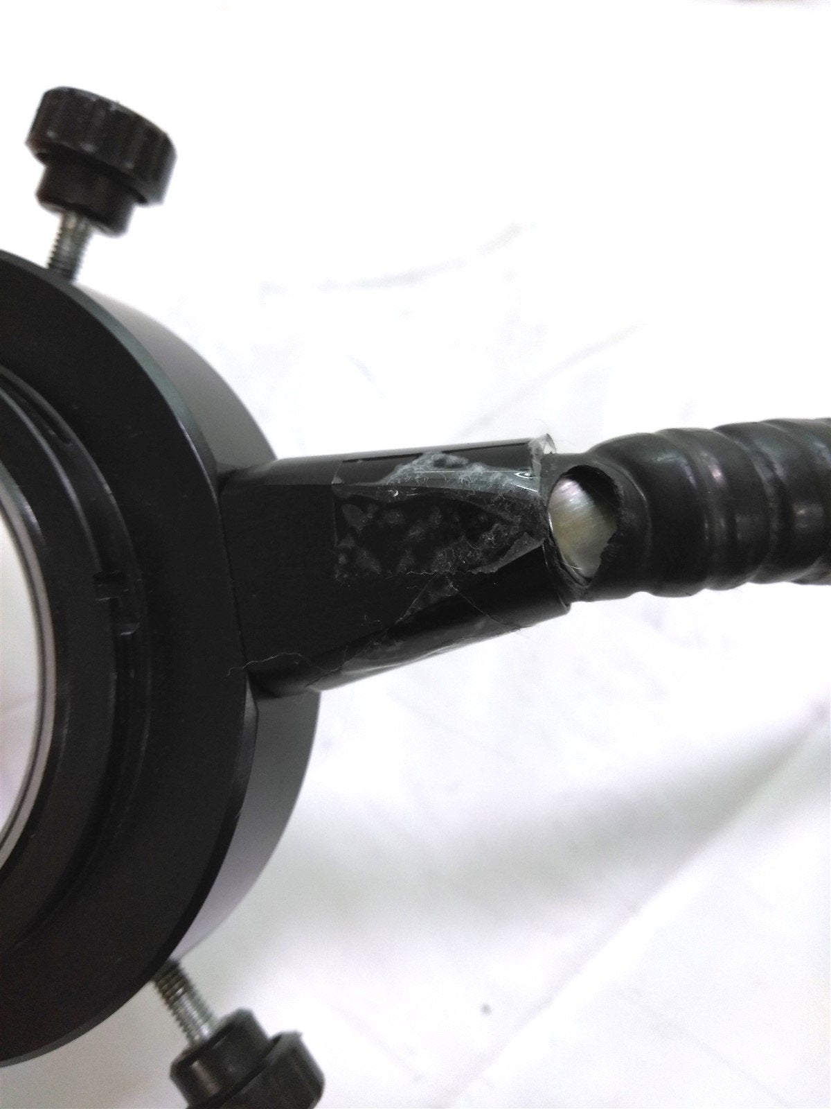 Used Fiber Optic Ring Light, 53mm ID, 9mm Bundle, 15mm In, 33" L *Damaged See Pics*