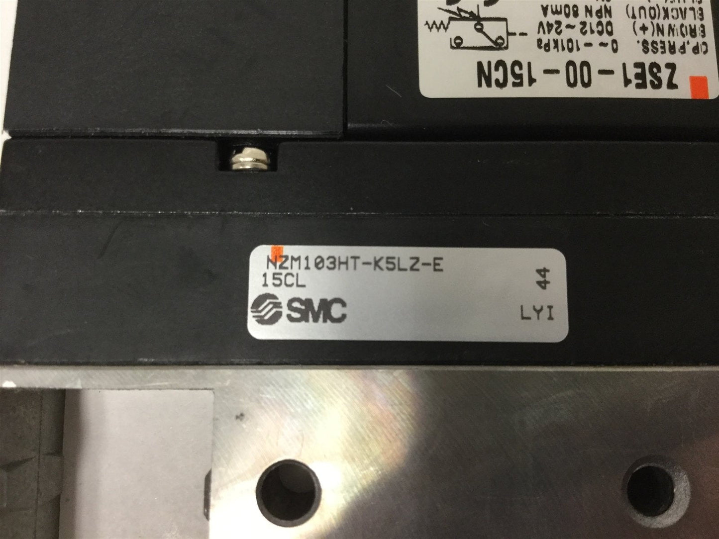 Used SMC NZM103HT-K5LZ-E15CL Vacuum Ejector, Pressure: 30-80psi, Voltage: 24VDC