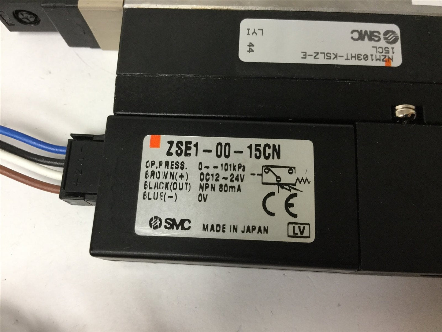 Used SMC NZM103HT-K5LZ-E15CL Vacuum Ejector, Pressure: 30-80psi, Voltage: 24VDC