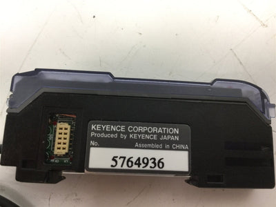 Used Keyence Corporation FS-V22RP Fiber Amplifier Cable Length 7' Black Out Operation