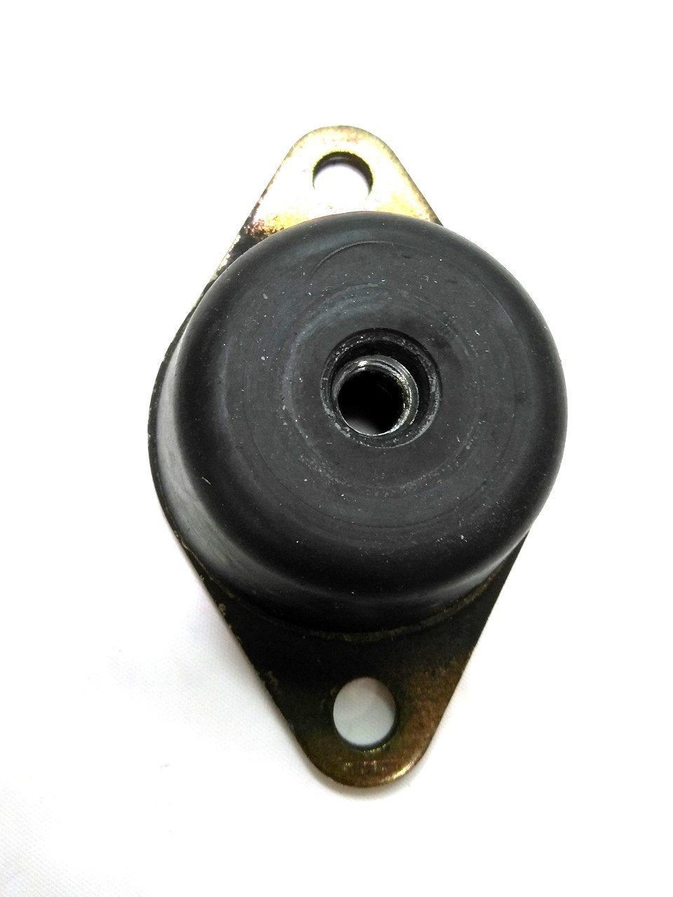 Used Anti Vibration Mount, 3" Mounting Holes, 1"-14 Bolt, 3/8"-16 Bolt, 3 5/8" Tall