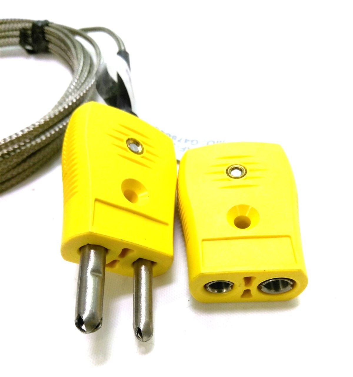 New Watlow AF-2024610 Thermocouple, Type K, 10' Long, Sheath: 0.035" Dia, 2" L