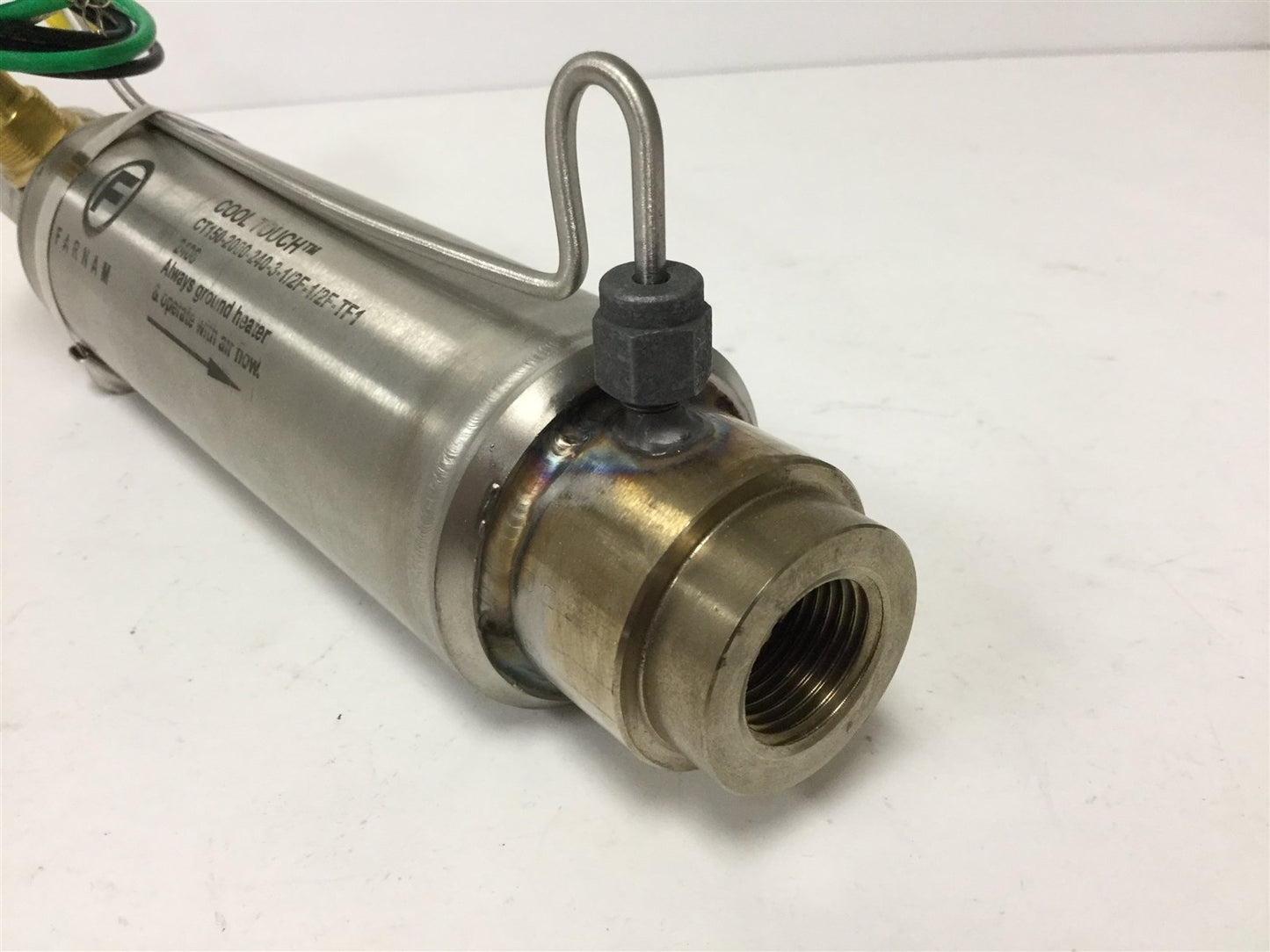 Used Farnam CT150-2000-240-3-1/2F-1/2F-TF1 Cool Touch Air Heat Torch, 240V, 2000W