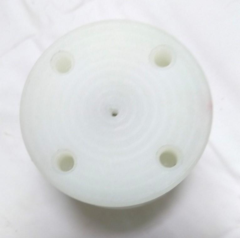 New RK Industries MOV-253 V Foot Operated Valve, 1/4" NPT, 150PSI, PVDF, VITON