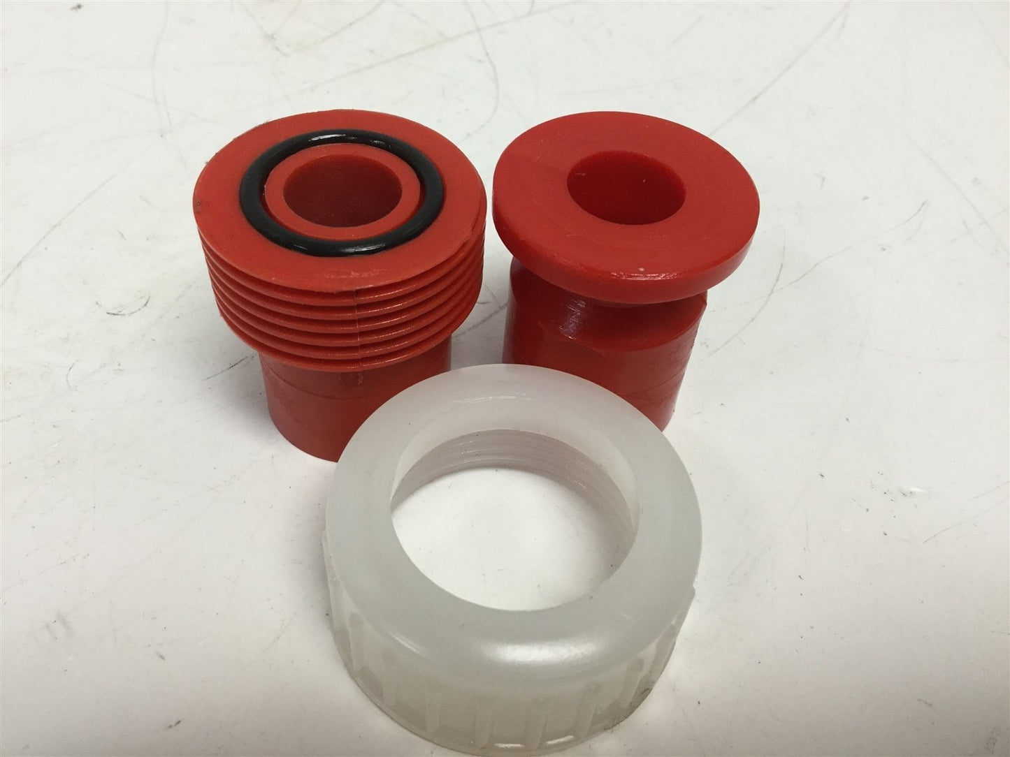 Used Orion Fittings High Purity Union 1/2" NPT to 1/2" NPT Straight, Material: PVDF