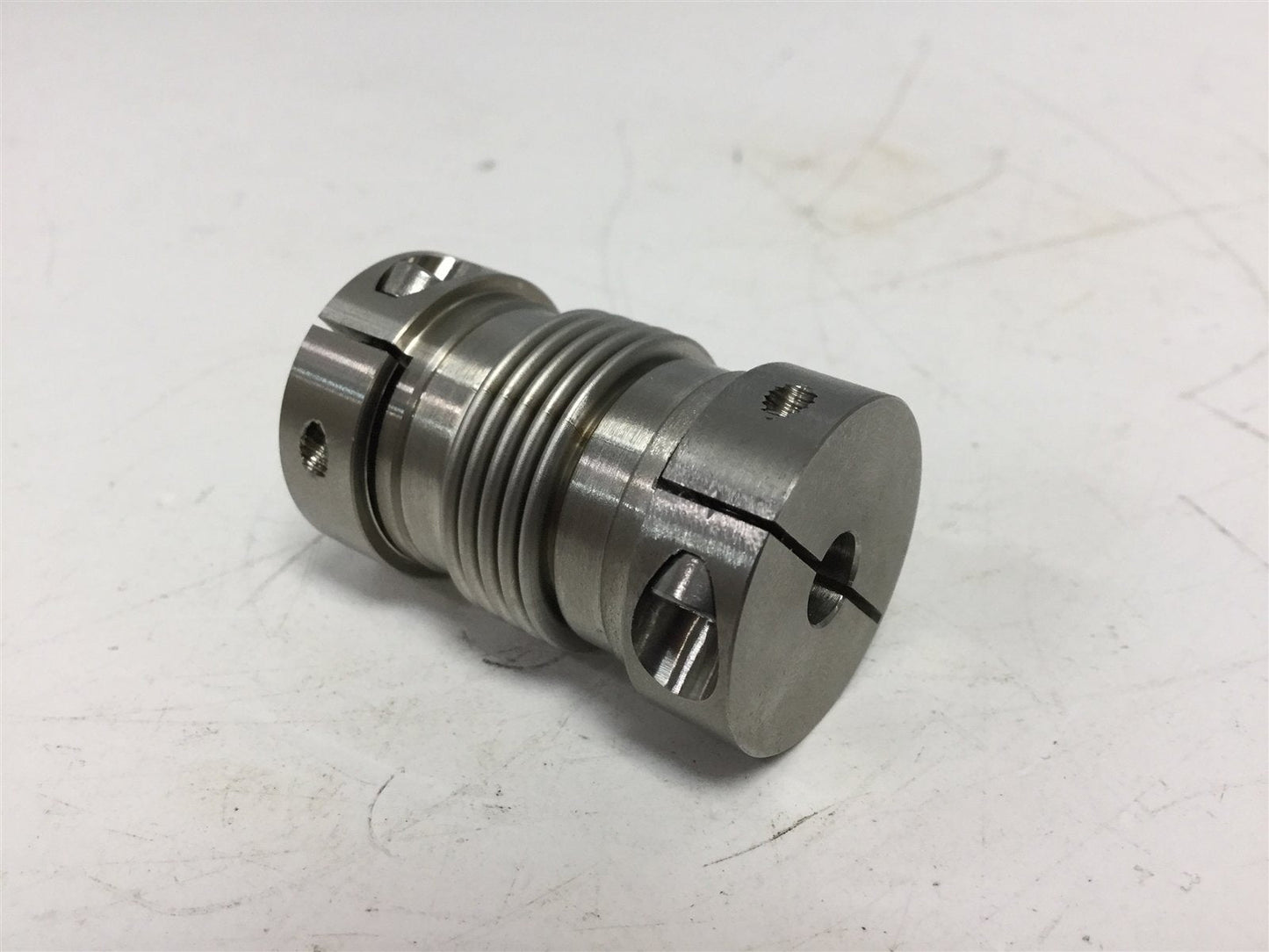 Used Gerwah DKN 20/38 Metal Bellows Coupling, Inside Diameters: 6.3mm, OD: 24.67mm