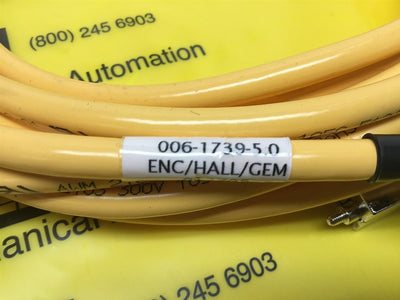 New Parker Daedal 006-1739-5.0 Gemini Encoder/Hall Cable 400LXR Series Positioners