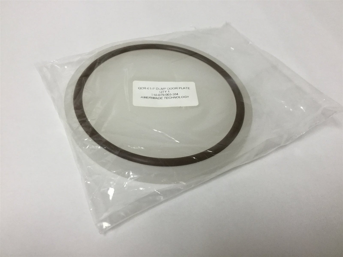 New Amerimade 516-079-003-384 Dump Door Plate with O-Ring Assembly, O-Ring: 5"