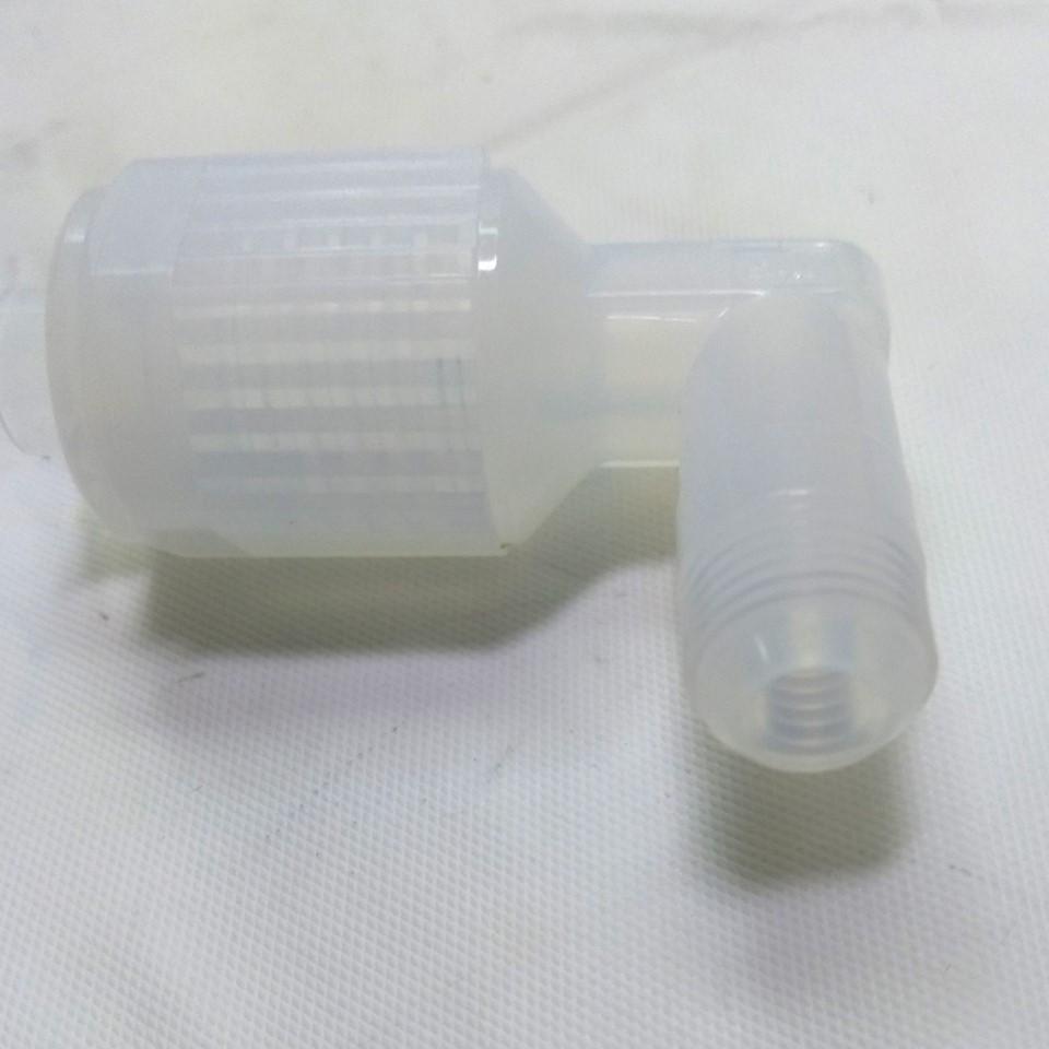 New SMC LQ1E3A-R3 High Purity Reducing Union Elbow, 1/4" Tube to 1/8" NPT, PFA