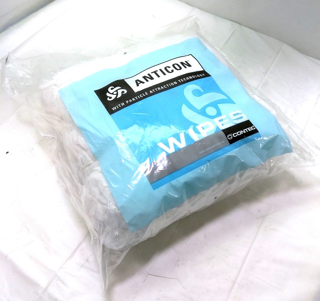 New Bag of 150 Contec 493200-529 Anticon Clean Room Dry Wipes, 95% Capture Rate