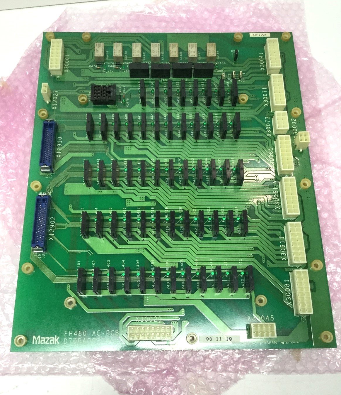 Used Mazak D70RA003940 SSR Relay Circuit Board Horizontal Machining CNC FH-480 AC-PCB