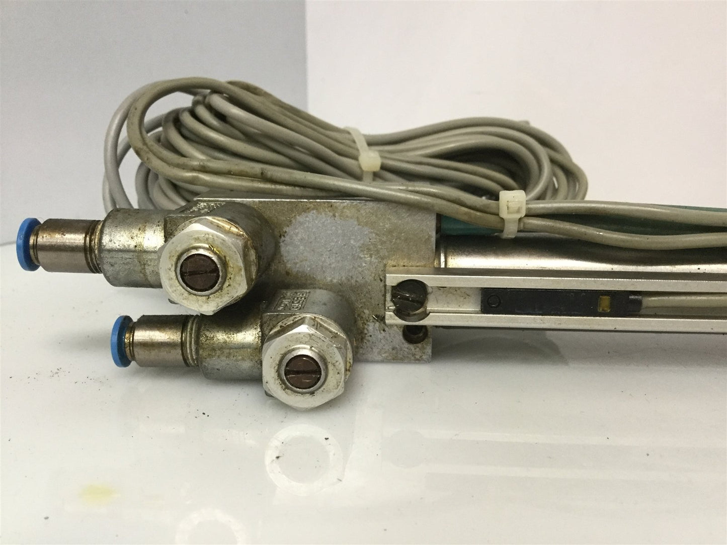 Used Chiron FZ08S CNC Mill Tool Changer Parts- Festo Actuator DSM 155695 w/Sensors