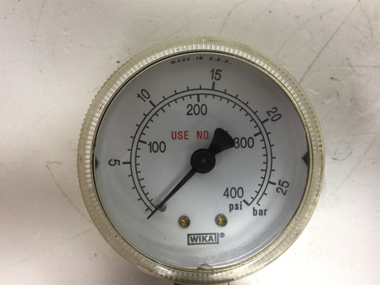 Used Parker IR4204BK3P44B High Pressure Regulator, 10-250 Psig, Brass, 0.06Cv