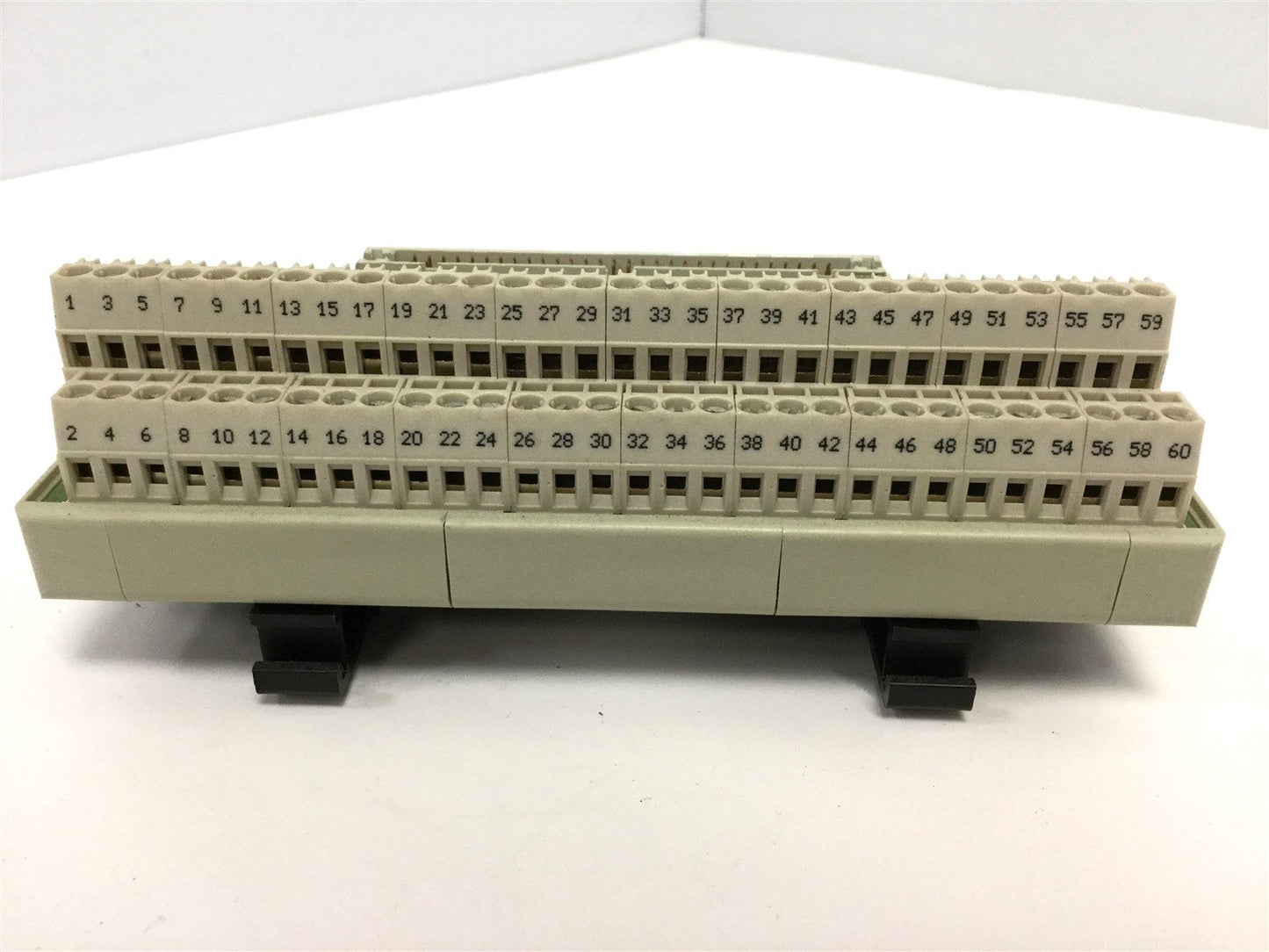 Used Wieland Electric 87.210.2211.3 Ribbon Cable IDC Header to 60 Screw Missing Hinge