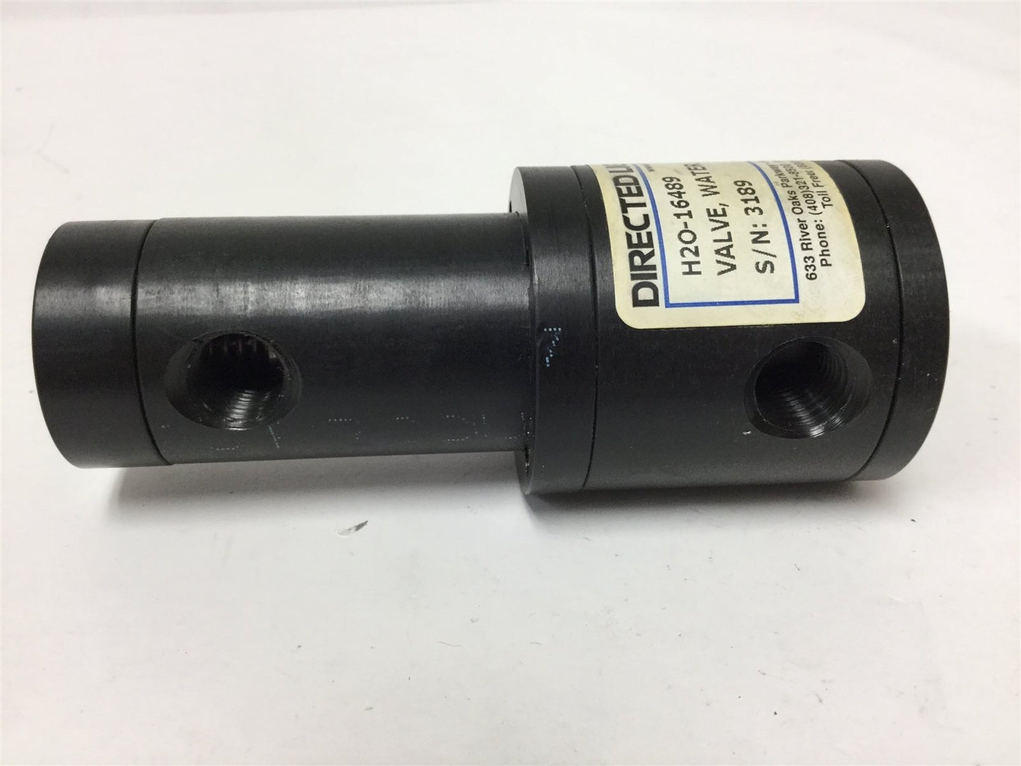 Used Directed Light Inc H2O-16489 Water Solenoid Valve, Ports: 1/4" NPT, LEE