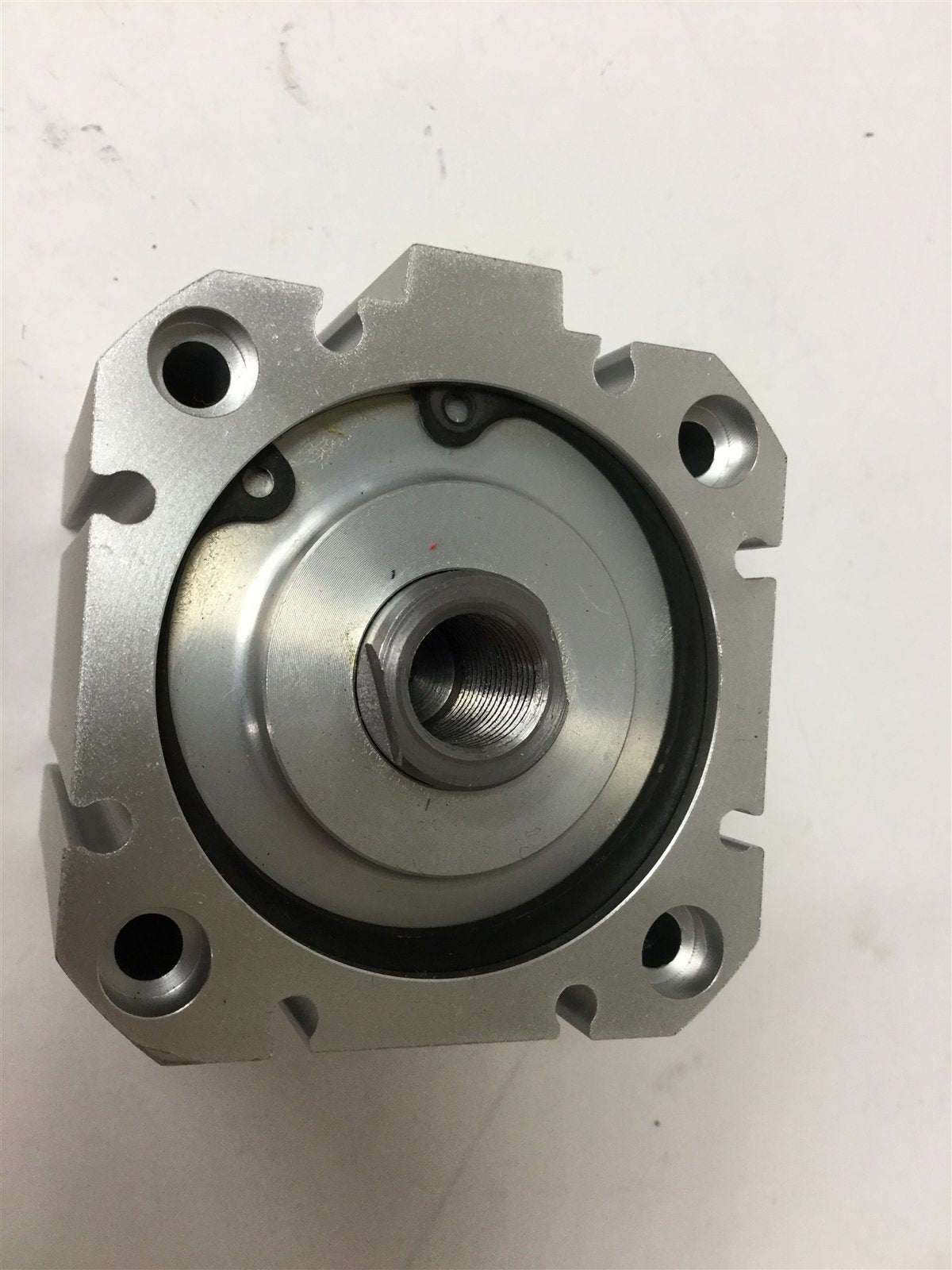 Used SMC NCDQ8B200-050 Compact Cylinder, Bore: 2", Stroke: 1/2", Ports: 1/8" NPT
