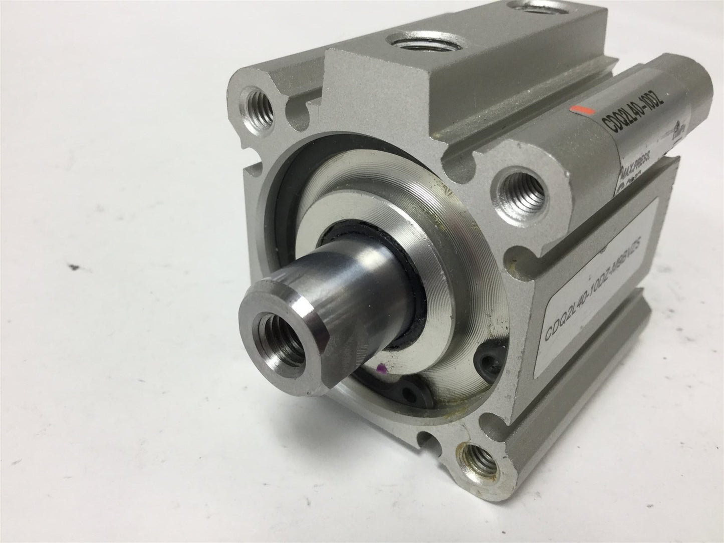 Used SMC CDQ2L40-10DZ Compact Cylinder, Bore: 40mm, Stroke: 10mm, Pressure: 1.0MPa