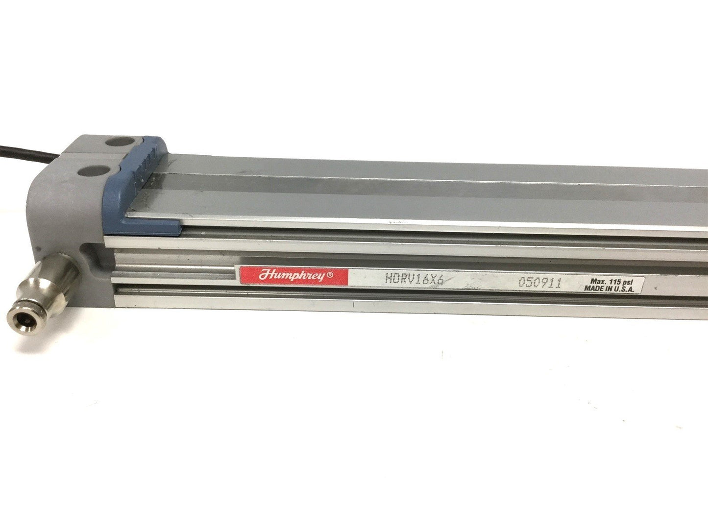 Used Humphrey HORV-16x6 Rodless Cylinder Pressure: 21-115psi Travel: 6" W/ Sensors