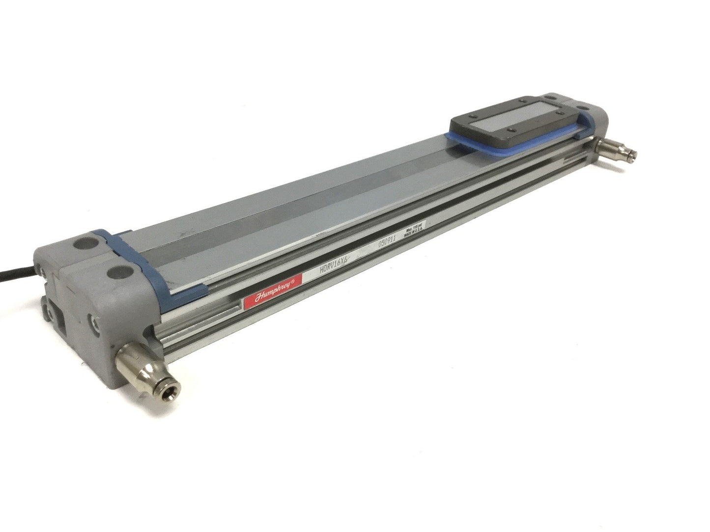 Used Humphrey HORV-16x6 Rodless Cylinder Pressure: 21-115psi Travel: 6" W/ Sensors
