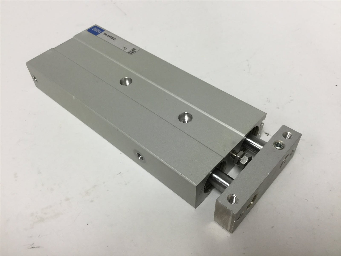 New Bimba TB-1675-E Pneumatic Cylinder, Bore: 16mm, Stroke: 75mm, Ports: 10-32