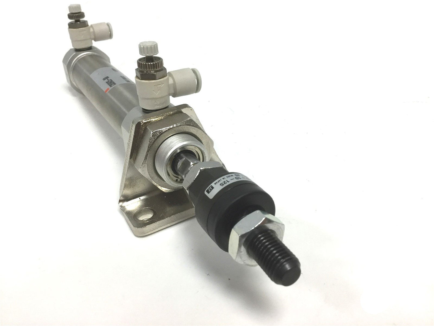 Used SMC C85N25-80 Pneumatic Cylinder, Length: 220mm, Stroke: 80mm, Bore: 25mm