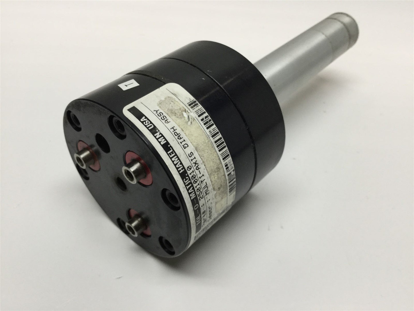 Used Tolomatic 25010010 Multi-Axis Diaphragm Assembly Cylinder 3-Rod, 0.100" Stroke