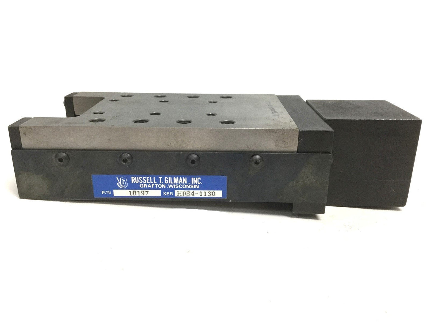 Used Gilman Linear Motion 10197 Precision Linear Stage, Travel: 25.25mm, 2.57mm/Turn