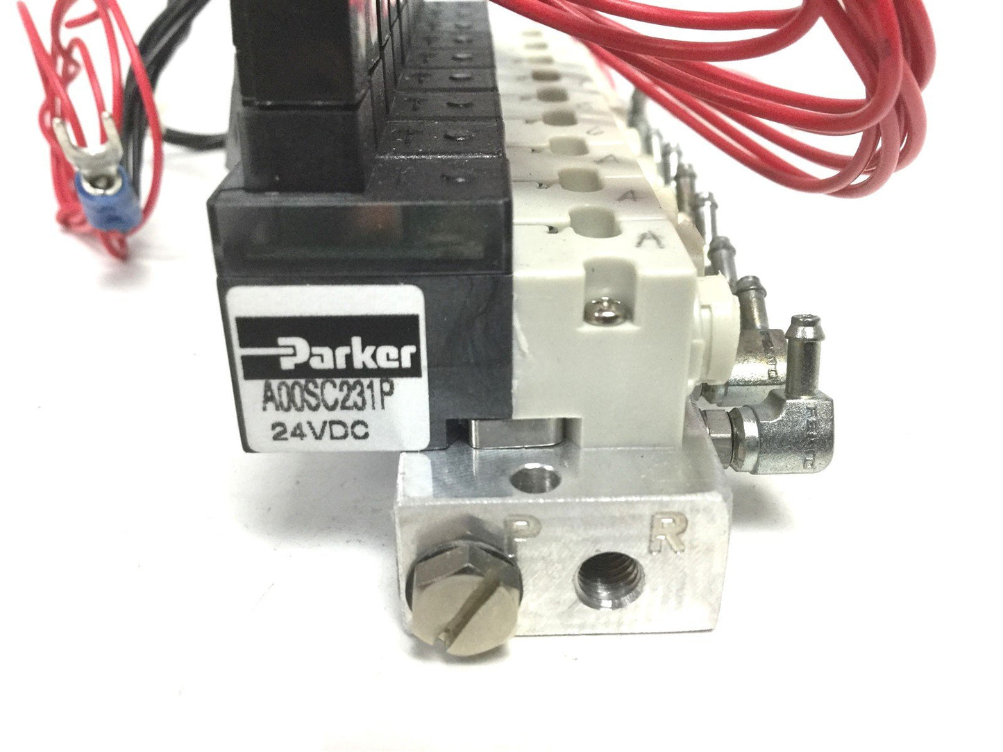 Used Lot of 9 Parker A00SC231P 2-Position 3-Way Spring Return Solenoid Valve N.C. 24V