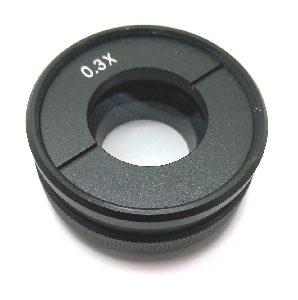 New C-Mount to 0.3X Lens Adapter for Video Camera Microscopes, 11/16" Tall