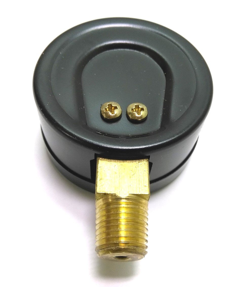 New Lot of 3 New 1X754 Pneumatic Gauge, 2" Face, 0-160PSI, 1/4" NPT Bottom