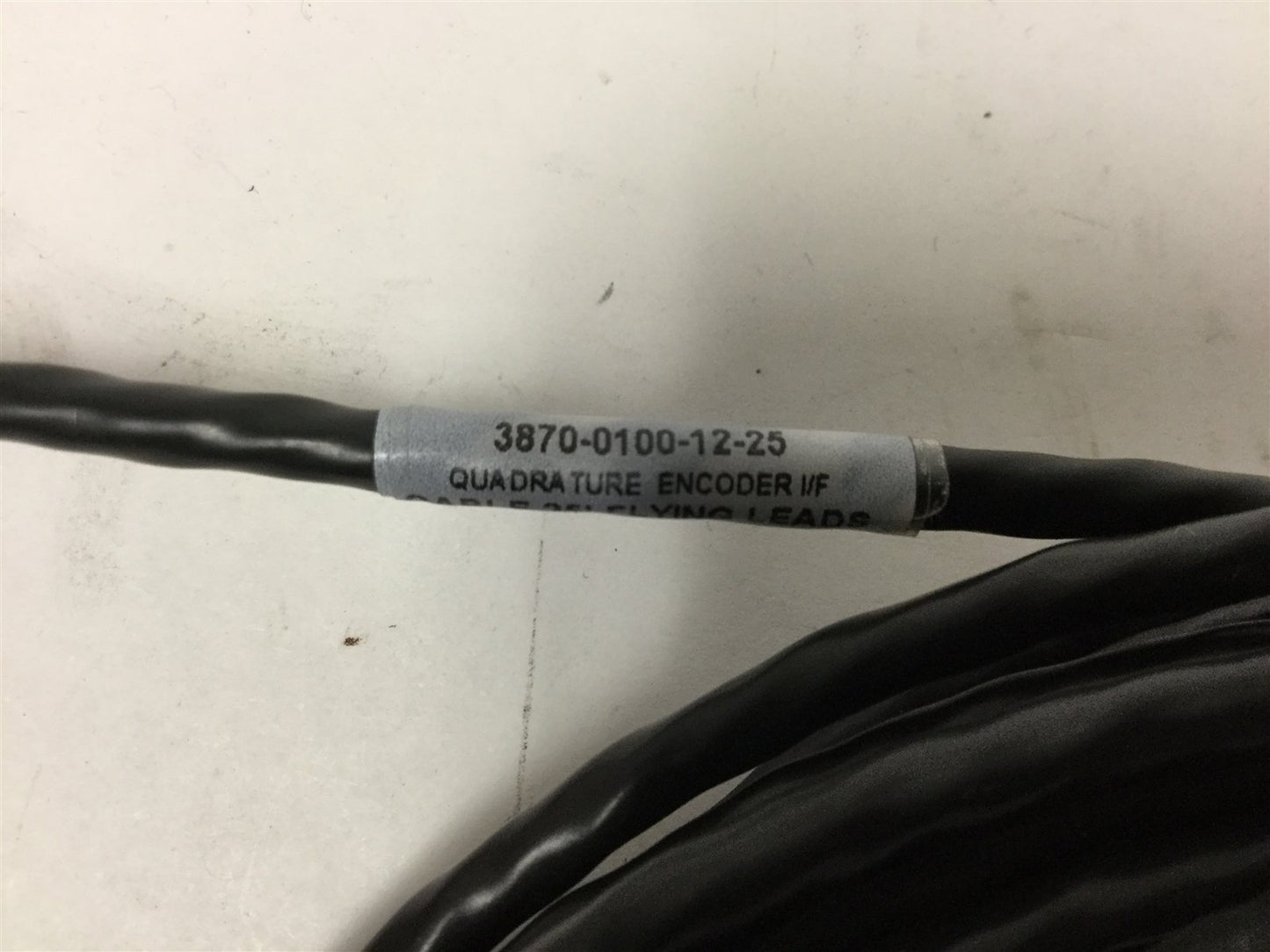 Used Quadrature Encoder I/F Cable, 6-Pin Male to Flying Leads, Length: 25 Feet