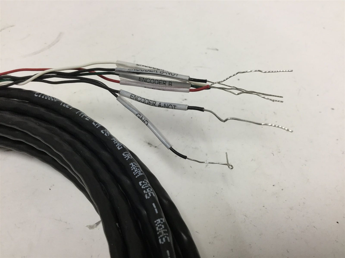 Used Quadrature Encoder I/F Cable, 6-Pin Male to Flying Leads, Length: 25 Feet