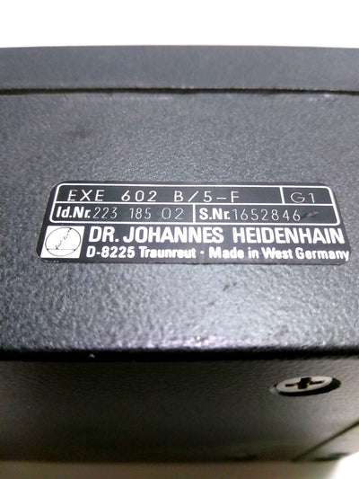 Used Heidenhain EXE 602 B/5-F Amplifier Interpolation Box, ~11 æApp, 5Fold, IP 65