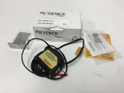 New New Keyence GV-H450 Long Range Sensor Head, Detection Distance: 160-450mm