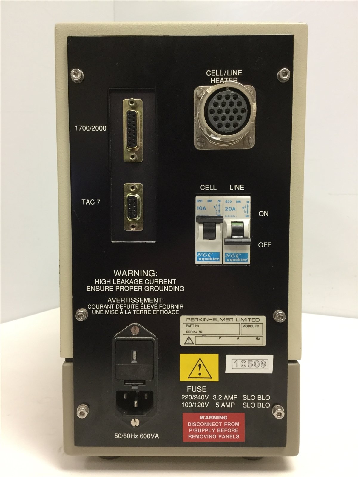 Used Perkin Elmer System 2000 TG-IR Infrared Spectrometer Interface Voltage: 120/240V