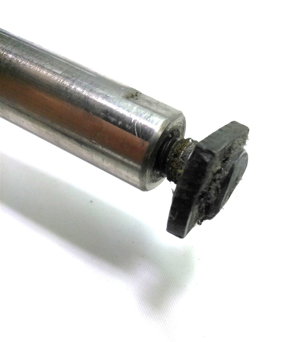 Used Double-Acting Round Body Air Cylinder, 2 1/2" Bore, 9 1/4" Stroke, 1/4" NPT