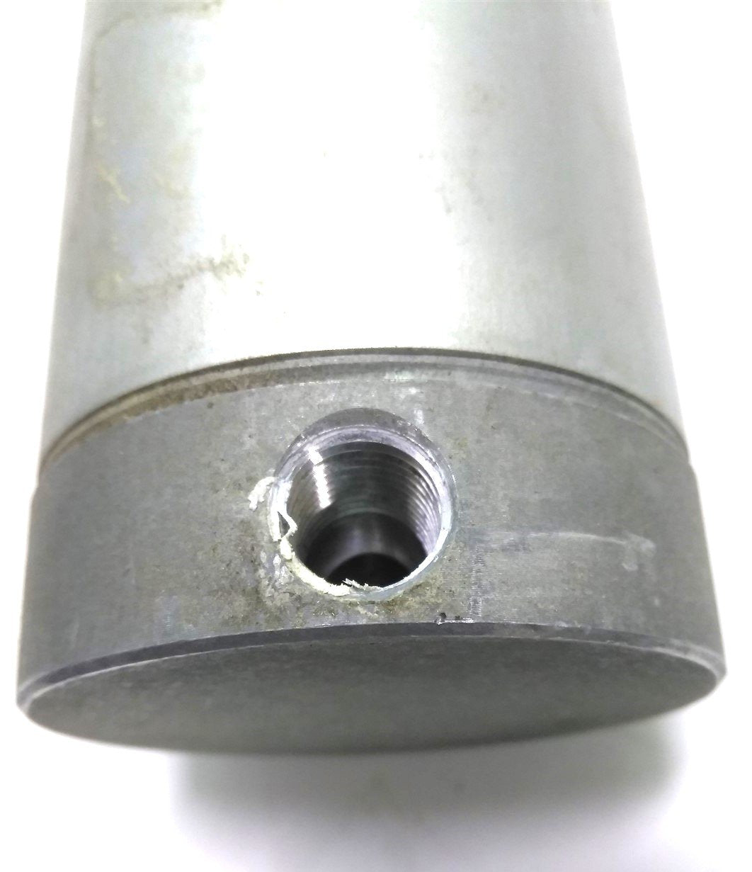Used Double-Acting Round Body Air Cylinder, 2 1/2" Bore, 9 1/4" Stroke, 1/4" NPT