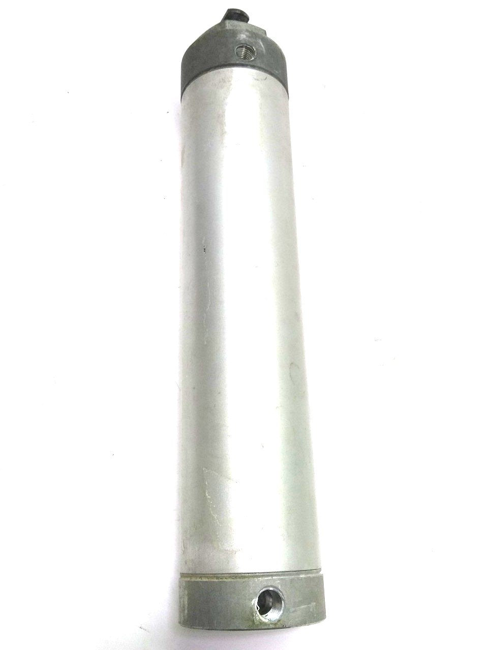 Used Double-Acting Round Body Air Cylinder, 2 1/2" Bore, 9 1/4" Stroke, 1/4" NPT