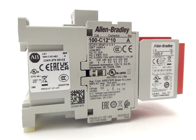 New Allen Bradley 100S-C12D14BC GuardMaster Safety Contactor Relay, 120VAC Coil