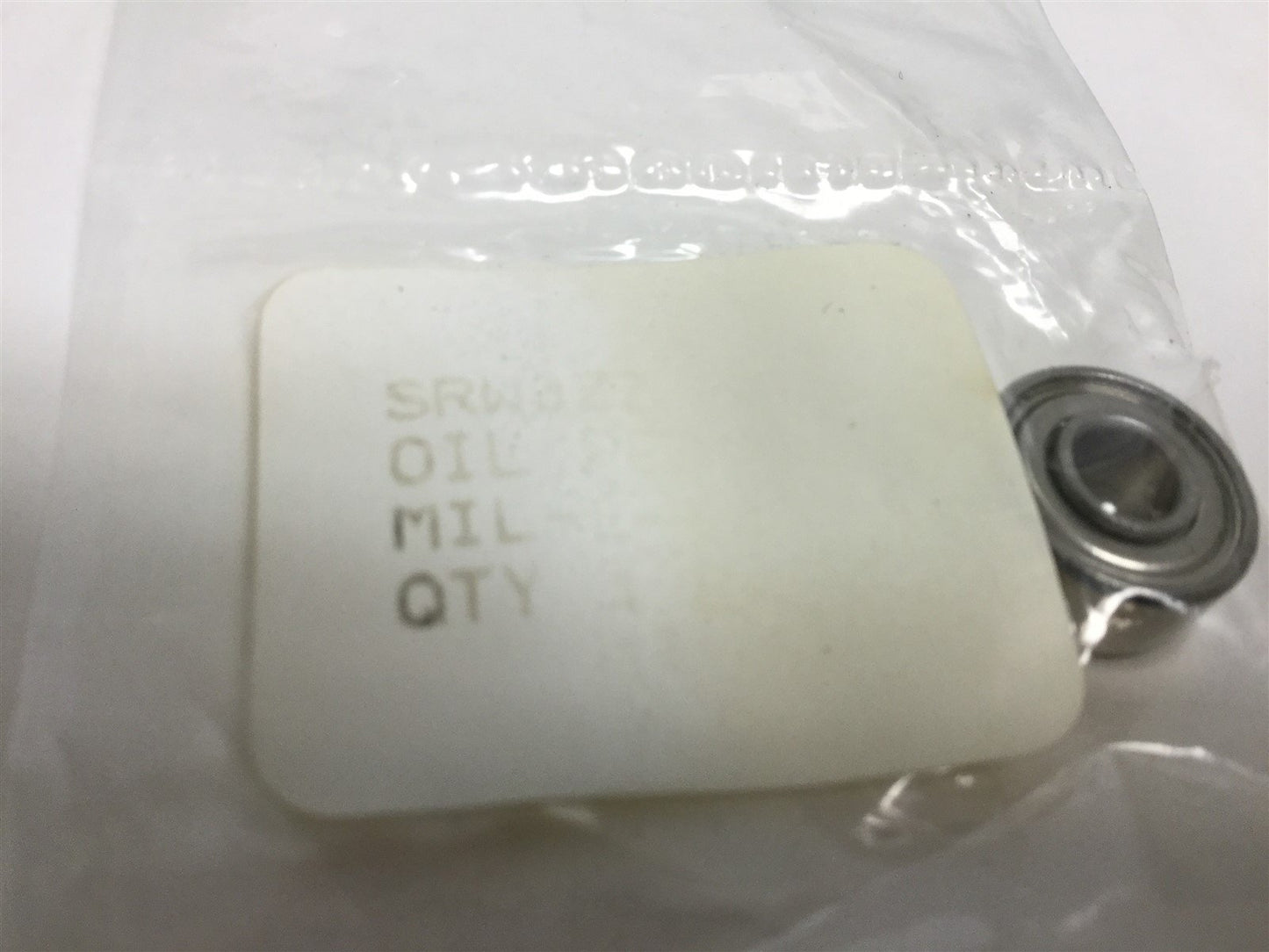 New Lot of 2 New NMB SRW3ZZ Miniature Instrument Ball Bearing, SS, ID 3/16"