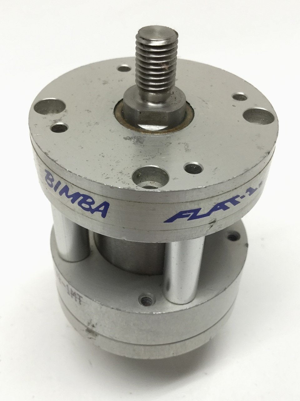 Used Bimba FO-091-1MT FLAT-1 Compact Pneumatic Cylinder Bore: 1-1/16" Stroke: 1"