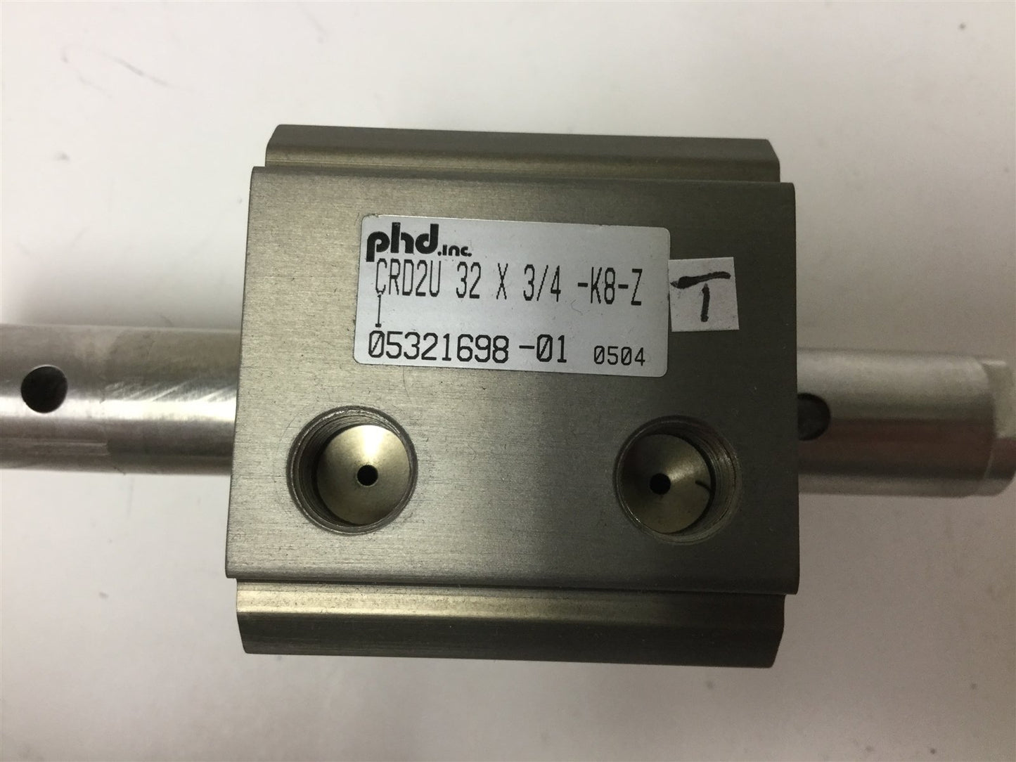 Used Phd CRD2U 32X3/4-KB-Z Dual Rod Cylinder, Stroke: 3/4", Bore: 32mm (1-1/4")