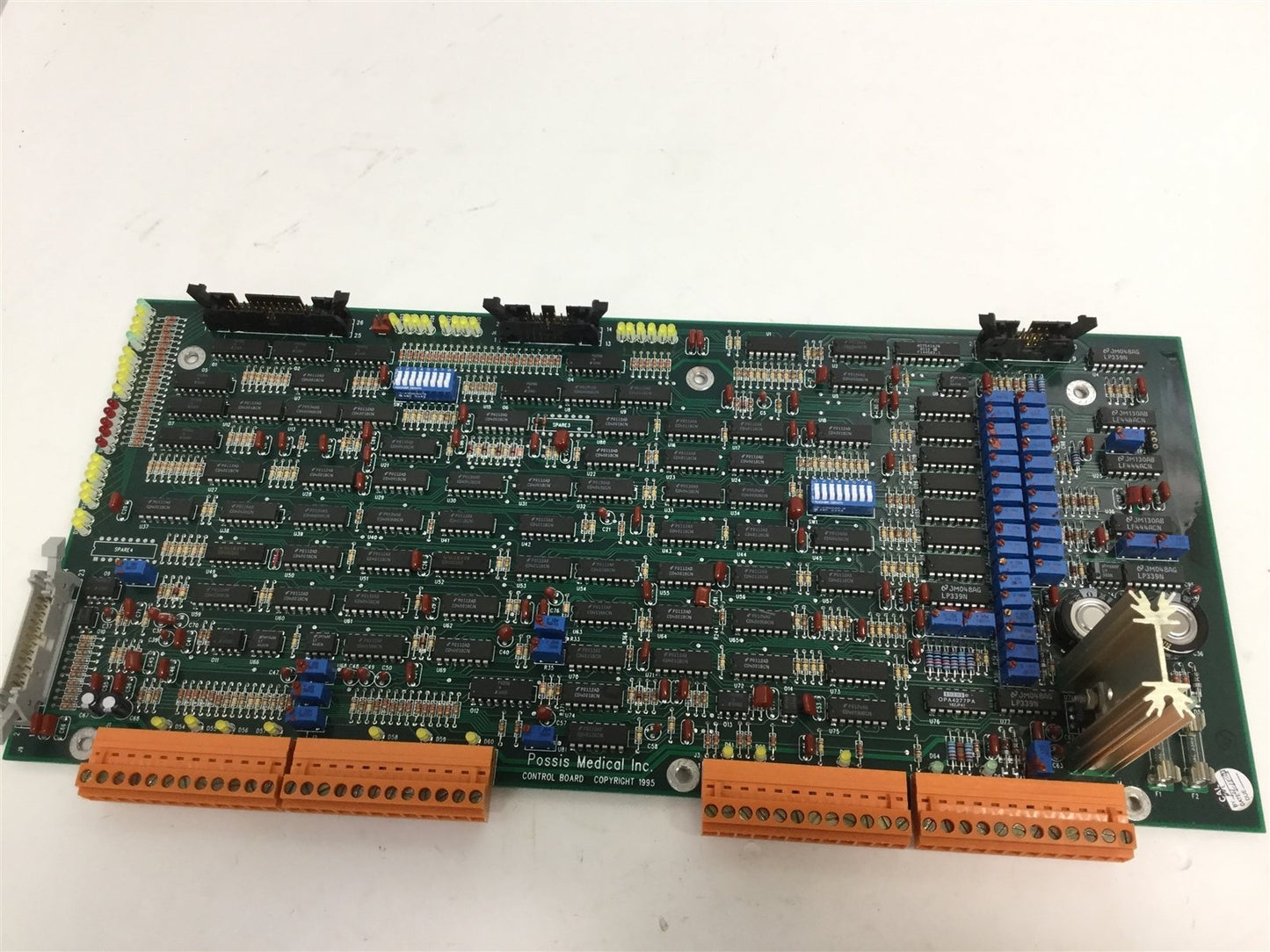 Used Possis Medical 101804-001-19 Angiojet 3000A Control Board 48 Screw Terminals