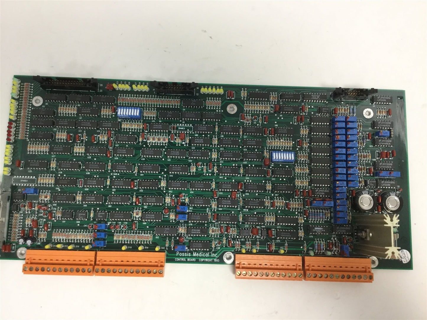 Used Possis Medical 101804-001-19 Angiojet 3000A Control Board 48 Screw Terminals