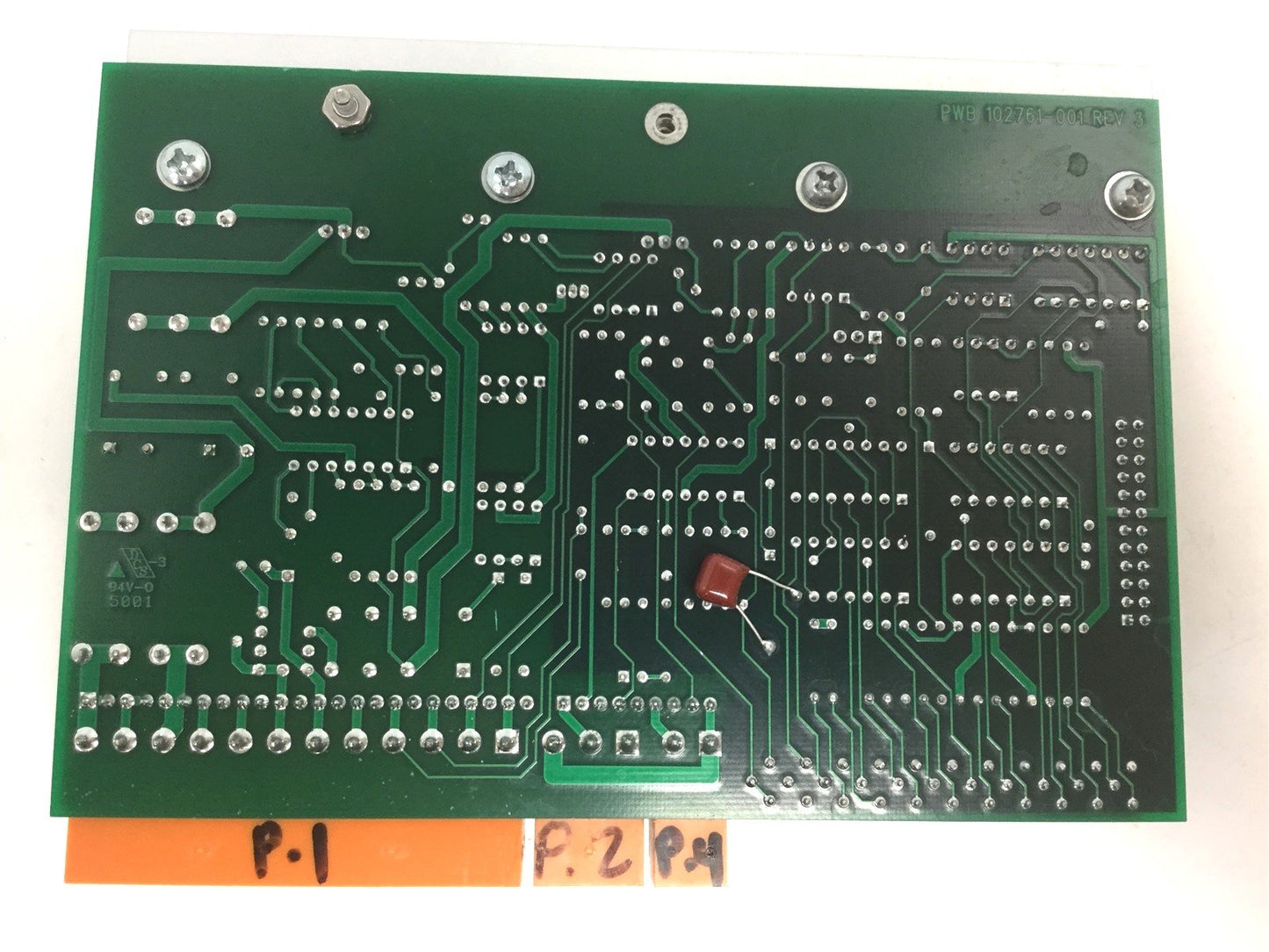 Used Possis Medical 102761-001 Rev 3 Angiojet 3000A Drive Board, Screw Terminals: 17