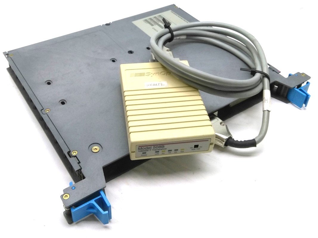 Used IBM 85F9107 AS400 iSeries 9406 Communications I/O Processor Card /w Transceiver