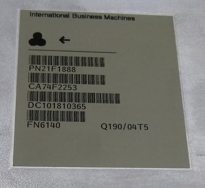 Used IBM 21F1888 AS400 iSeries 9406 Twinax I/O Card, Serial Port DB-25