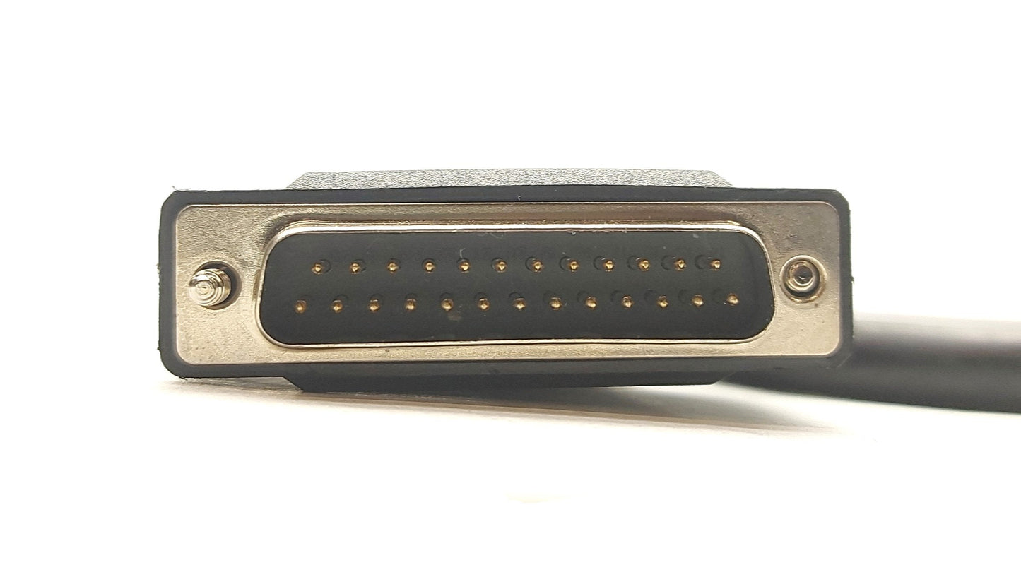 Used Parker VM25 Compumotor I/O Breakout Board, DB25 to Screw Terminals w/Cable