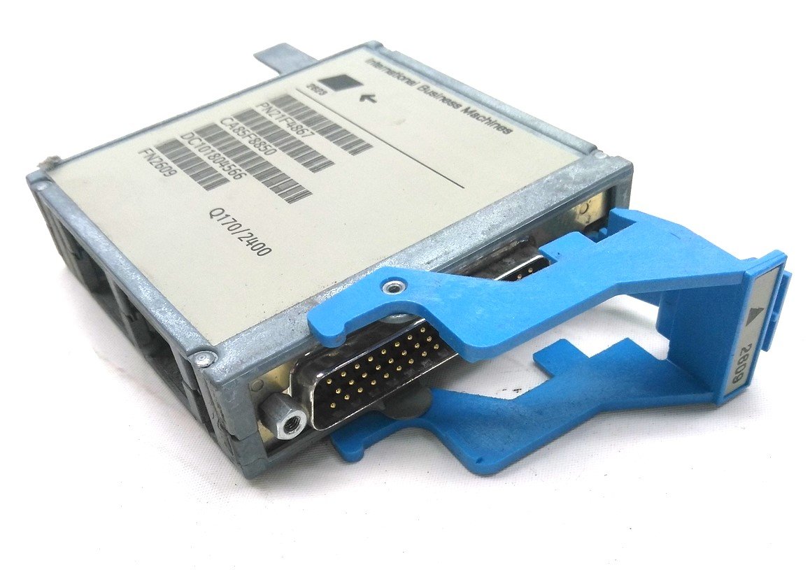 Used IBM 21F4867 AS400 iSeries Communications Adapter Card, Serial Port DB50, FC 2609